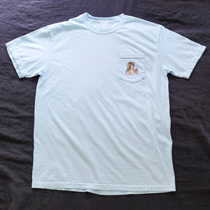 "I DON'T KNOW YOU, AND I DON'T WANT TO" POCKET TEE