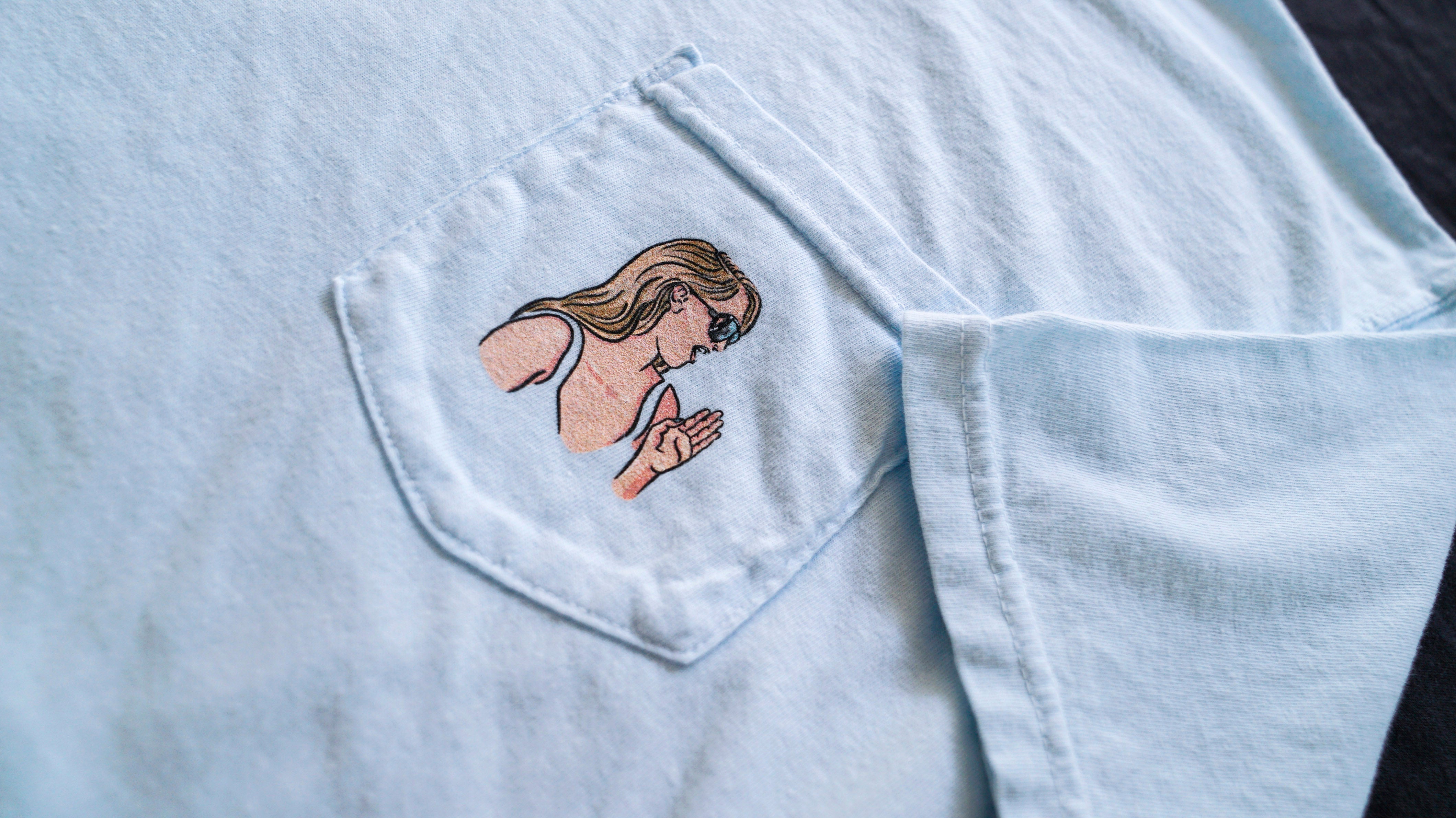 "I DON'T KNOW YOU, AND I DON'T WANT TO" POCKET TEE